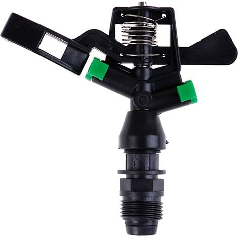 Filiyano-Buse d'arrosage rotative inclinable 1/2" pour irrigation agricole, noire, lot de 5. (1/5)