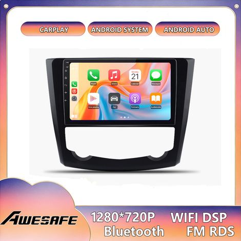 AWESAFE Radio de Coche Android 13 2GB+64GB para Renault Kadjar (2015-2019) Pantalla de 9'' con CarPlay GPS Bluetooth Android Auto RDS WiFi (1/5)