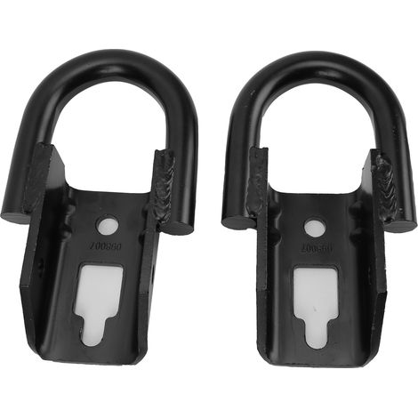 2x Abschlepphaken FL3Z-17A954-C, verchromter Stahl, kompatible Ersatzteile für Ford F-150 2009-2020 (1/5)