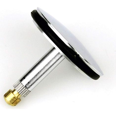 Bouchon de cale de baignoire réglable de rechange pour lavabo avec tige de 8 mm de diamètre et couvercle de 43,5 mm de diamètre (1/5)