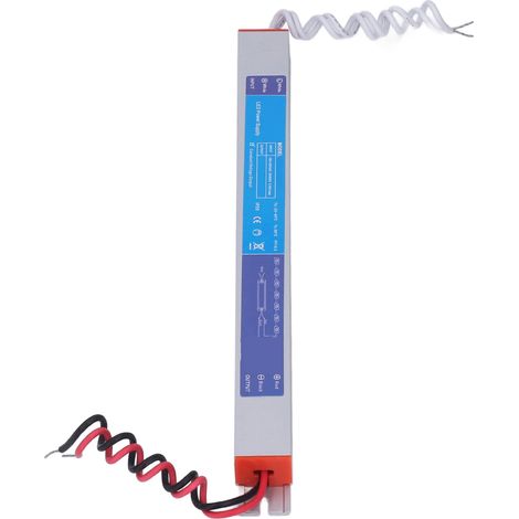 10W LED-Netzteil, Transformator aus Aluminiumlegierung, 12V 0,83A Treiber, 180-250VAC Eingang, kompatibel mit LED-Streifen, G4 Lampen, MR11, MR16, Niedervoltbeleuchtung, robustes Gehäuse. (1/5)