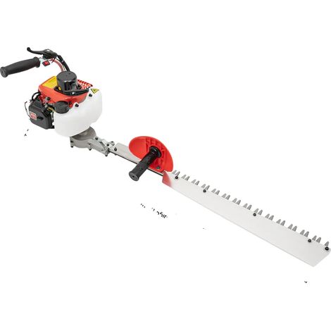Taille-haie, moteur de 22,5 cc, lame à un seul tranchant, Rouge (1/2)