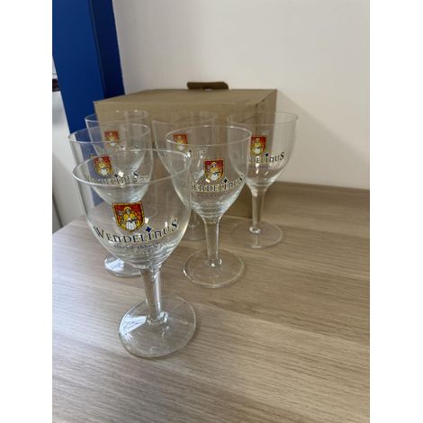 Lot de 6 verres à bière Wendelinus - 25 cl - Neufs