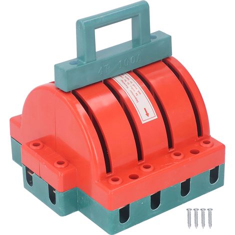 DPDT interrupteur d'isolation de puissance 4P AC380V 100A couteau de déconnexion électrique à double pôle