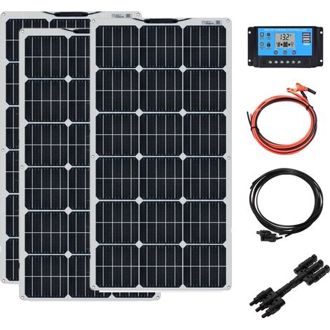 Panneau Solaire, Design Flexible, Haute Efficacité, Kit 300W (1/2)