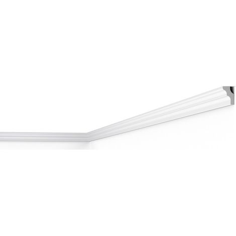D2 DECOFLAIR Moulure de plafond Polystyrène 25 x 15 x 2000 - 1 pièce (1/4)