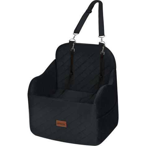 Skylos Dog Booster Car Seat for Small to Medium Pets up to 35 lbs Portable Black