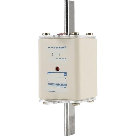 Fusible à corps en céramique et insert tubulaire carré, type 100 A 160