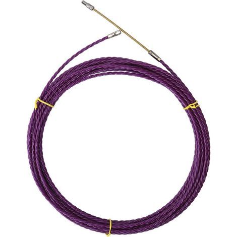 Tire Fils Electrique 30M 6MM avec 2 Ressorts de Traction,Flexible and Lightweight Aiguille Electricien,Tire câble pour la Pose de Câbles (1/5)