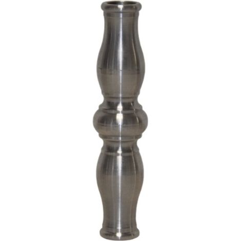 Garniture pour barreaux de Ø16mm - Hauteur 135mm largeur 32mm - Acier tourné - À souder - DECO FER FORGE
