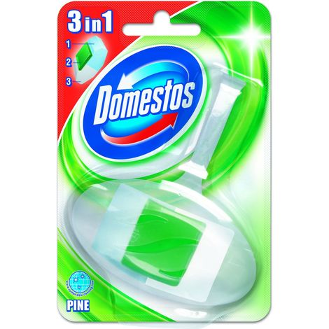 Bloque de aseo Domestos con cesta (1/5)