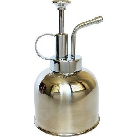 Flacon pulvérisateur en Acier Inoxydable pour Plantes-Petit arrosoir-Outils de Jardinage Modernes pour Plantes en Pot d'intérieur-Arrosage et pulvérisation (Argent Brillant, 0.3L) (1/5)
