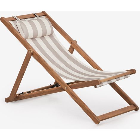 Amaca pieghevole in legno con cuscino Kardis SKLUM