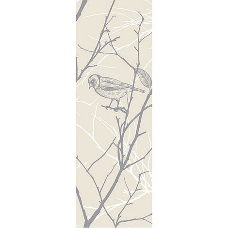 Poster Thème oiseau sur branche - 90 x 270 cm (1/3)