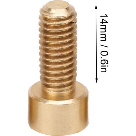 Vis à tête cylindrique creuse M6 en cuivre pur, M614 mm (1/5)