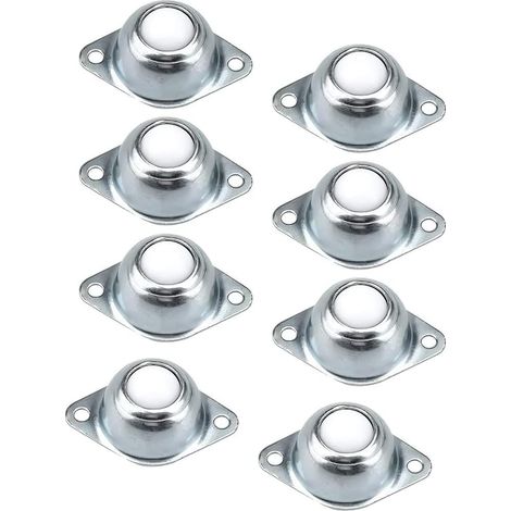 Ruedas para muebles, paquete de 8 unidades, aptas para muebles, armarios, etc., pequeñas ruedas de bola de nailon, también aptas para la manipulación o el transporte de equipos. (1/5)