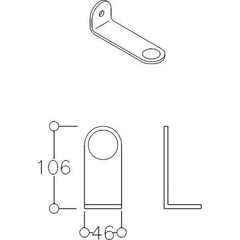 Poignée inox 316 diam. 32mm