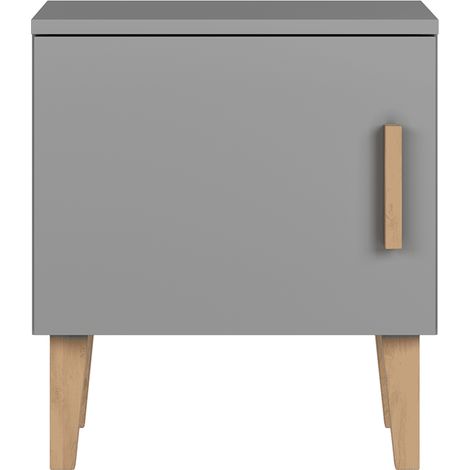Comodino Kubi grigio 34cm