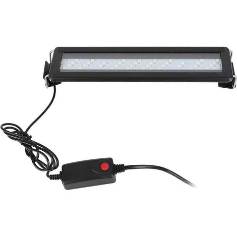 Éclairage LED pour aquarium, couleurs changeantes, 3 niveaux réglables, 4 rangées, avec support extensible (1/3)