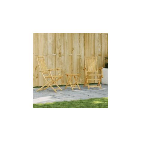Ensemble de bistro 3 pcs bambou (1/5)
