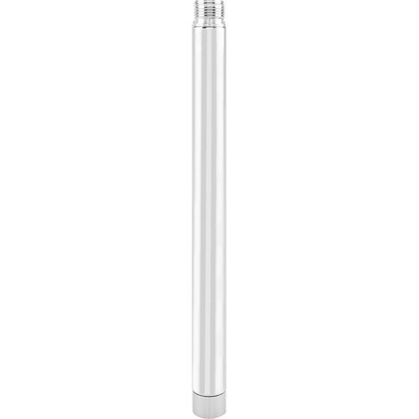 Extension pommeau douche – bras acier inoxydable – 25.4 cm – pommeau fixe – salle bain (1/5)