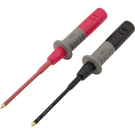 VOLTCRAFT MSS-140 Kit sonde isolate VC-17790975 Presa 4mm CAT III 600 V Rosso, Nero 1 Paio/a (1/5)