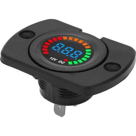 Voltmètre Voiture LED Digital Tension 12V DC Étanche Universel Camion Bus Bateau Yacht Indicateur de Tension (1/5)