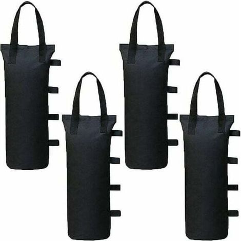 Lot de 4 Poids de Gazebo pour Tonnelle et Pavillon, Sac de Lestage Sable pour Jambes, Tentes Pare-Soleil, Parasol (1/5)