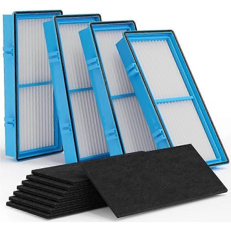 Remplacement de filtre pour Aer1 Hapf30 air Puri-fiers, 4 True filtres HEPA + 8 filtres charbon booster (1/5)