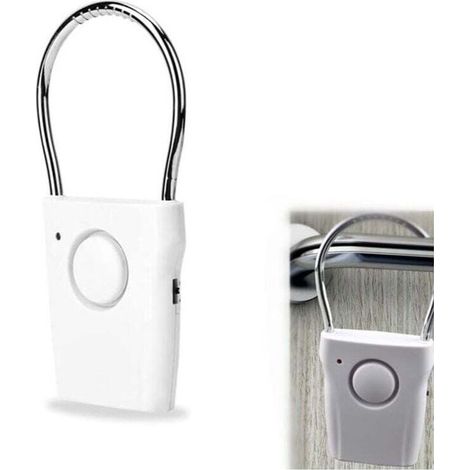 Alarme de porte et fenêtre, capteur de porte/fenêtre, capteur tactile 120 dB, poignée de porte, alarme antivol, vibration, alarme antivol de fenêtre, sécurité à domicile, (1/4)