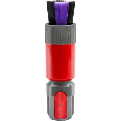 Brosse Anti-rayures, Sans Trace Brosse à Poussière pour Accessoire Dyson, pour Embout Aspirateura Dyson V7/V8/V10/V15, Brosse à Poussière sans Rayures pour Aspirateur Dyson (Rouge) (1/4)
