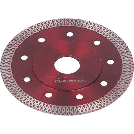 Superdünnes Sägeblatt Red Diamond 65 Manganlegierungsstahl, scharfe Porzellan-Sägeblatt für Granit, 4,5 Zoll (1/5)