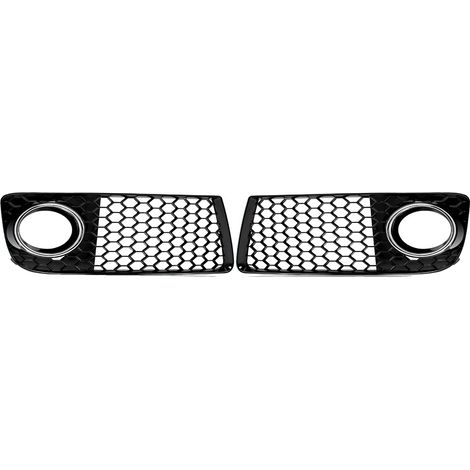 Grilles de feux de brouillard, design en maille en nid d'abeille, remplacement direct, comme indiqué (1/2)