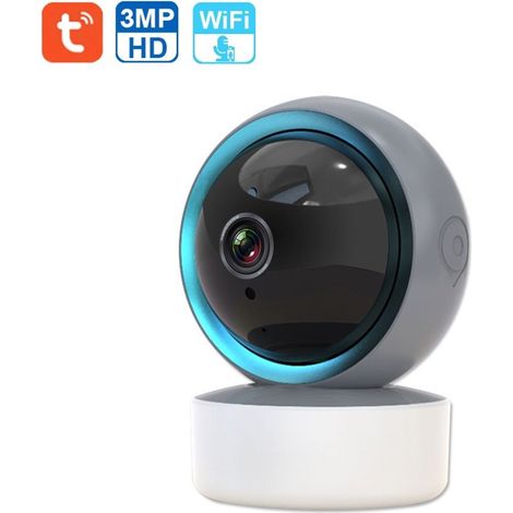 Tuya Telecamera di Sicurezza Panoramica da Interno Smart WiFi 3.0 MP (1/5)