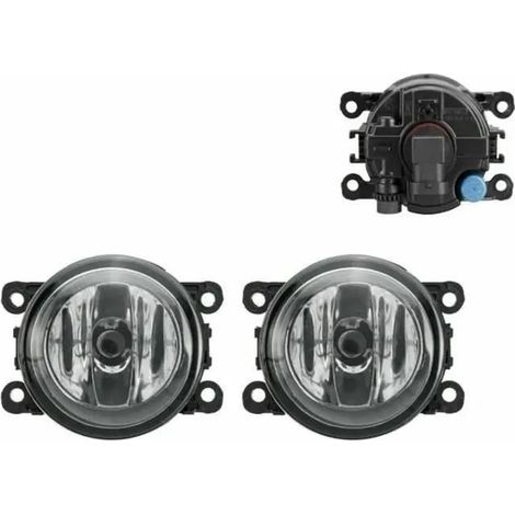 HOXILEELEOFeux Antibrouillard  Pare-chocs Avant Phare Anti-brouillard Halogène Gauche/Droite Ampoule H11 - Compatible Nombreux Voitures (1/3)