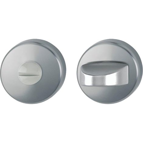 Bergen-Set mit WC-Rosette HOPPE F49/F9 verchromt/Aluminium Edelstahloptik - 2818535 (1/2)