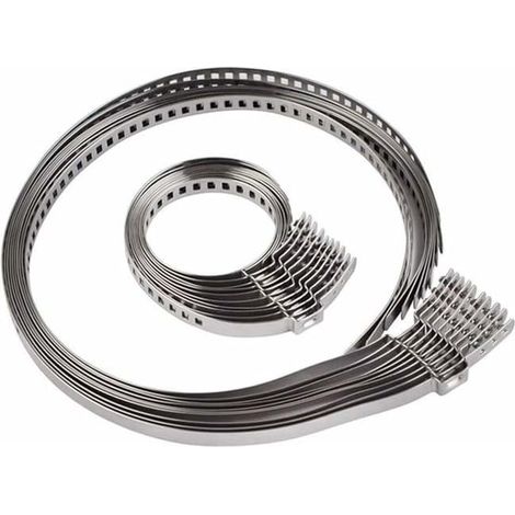 10 Pcs Collier Soufflet Cardan,Pince De Joint HomocinéTique d'arbre à Cardan Collier De Serrage en Acier Inoxydable Réglable (SKU produit : 92642878