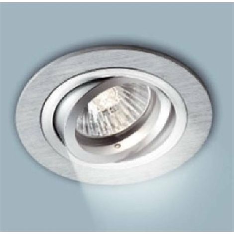 Faretto incasso acciao satinato 50w attacco gu5,3 9086