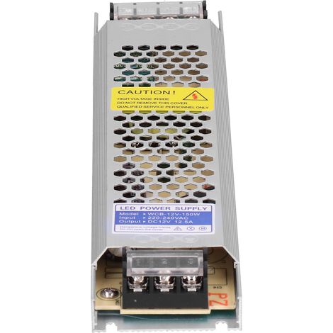 Alimentation à découpage 150W LED ultra plat transformateur électronique 12V pour bandeau lumineux WCB-12V-150W (1/5)