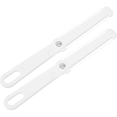 Couteaux à Fromage Lot de 2 Ergonomiques en Plastique Blanc Lisse pour Couper Fromage et Gâteau, pour Restaurants et Magasins Alimentaires (1/5)