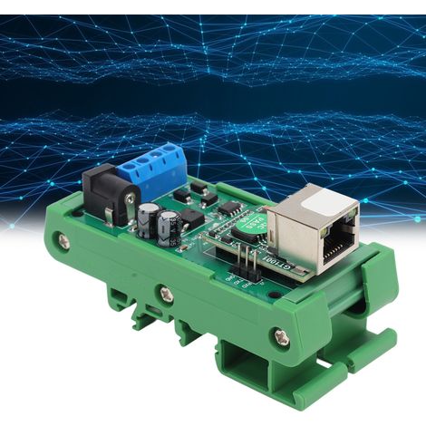 Convertisseur Ethernet 12 V vers RS485 avec boîtier (1/5)
