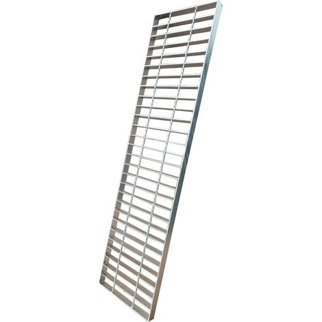 Grille de Caniveau Galvanisée 1000x250 mm, Classe B125 pour Allée (1/5)