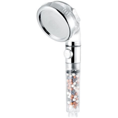 High-Pressure Shower Head - Detachable, Replaceable, and Reusable Shower Head with Holder and Three-Stage Filtration System (1/5)