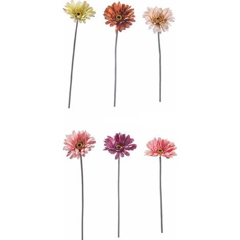 GERBERA 52CM IN 6 COLORI