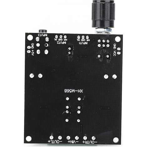 Carte d'amplificateur de puissance audio numérique stéréo double canal TPA3116D2 2x100W 12-24V XH-M568 (1/2)