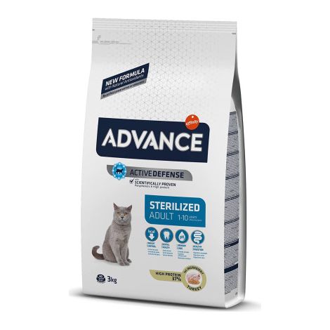 ADVANCE GATO ESTERILIZADO PAVO Y CEBADA - 1.5 Kilos