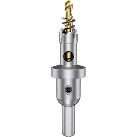 Sierra de corona de acero inoxidable de alto rendimiento. El acero inoxidable y la rejilla metálica son la opción ideal (22 mm). (1/4)