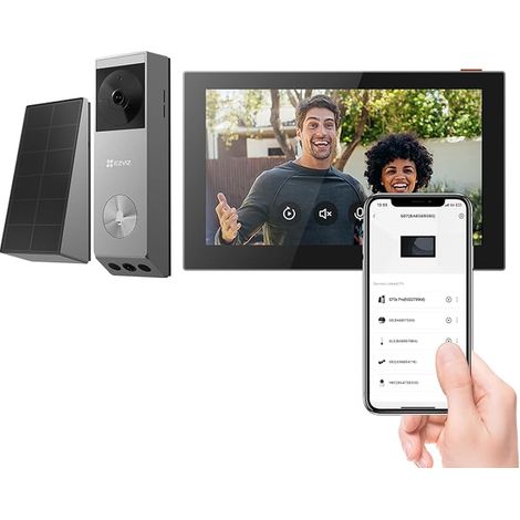 Wireless Doorbell with SD7, Video Doorbell with Dual Lens, People/Package Detection, Color Night Vision, Voice Changer, Built-in eMMC (1/5)