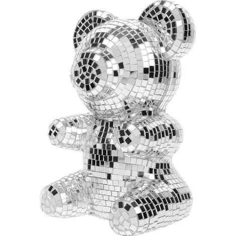 coration Ours Miroir Disco Effet R fl chissant Petit Mod le (1/5)