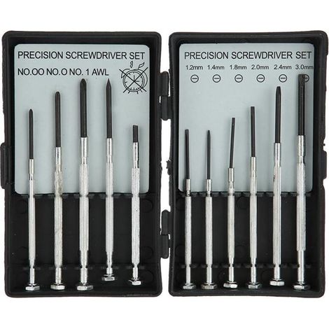 11-in-1 Präzisionsschraubendreher-Set, Mini-Schraubendreher-Set, zur Reparatur von Brillen und elektronischen Geräten, Mini-Schraubendreher für Uhren (1/4)
